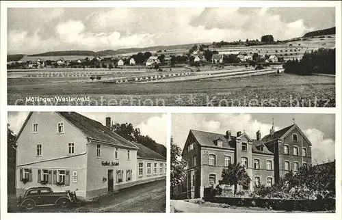 Moellingen Westerwald Gasthof Pension K. Reichert Kat. Koelbingen