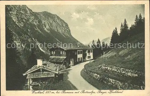Ramsau Berchtesgaden Wachterl Kat. Ramsau b.Berchtesgaden