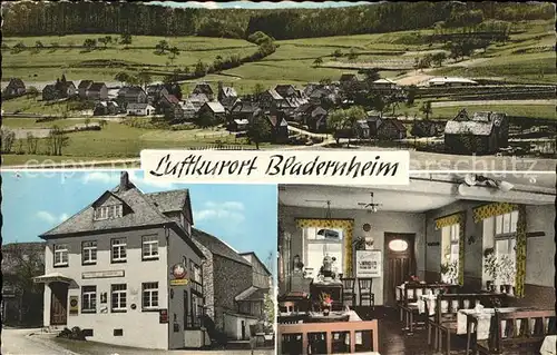 Bladernheim Gasthaus zum Gelbachtal Kat. Montabaur