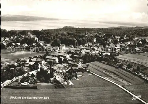 Poecking Starnberg Fliegeraufnahme Kat. Poecking