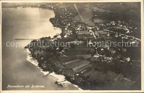 Nonnenhorn Bodensee Fliegeraufnahme Kat. Nonnenhorn