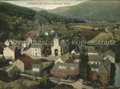 Hausen Dueren Hotel zur Burg Kat. Heimbach