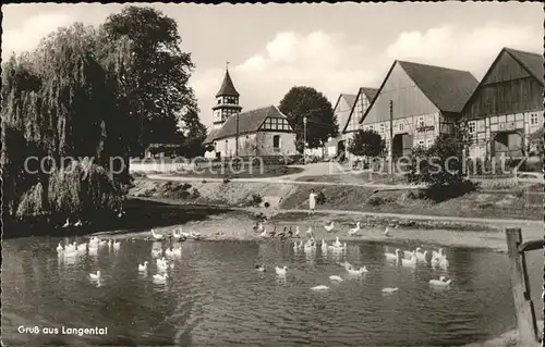 Langenthal Hofgeismar Enten Bach  Kat. Trendelburg