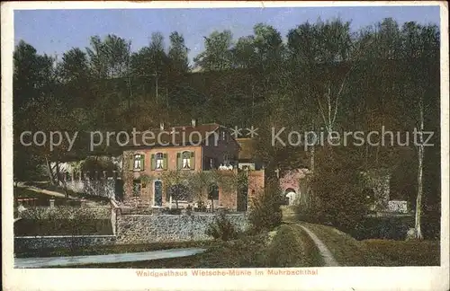 Leichlingen Rheinland Murbachtal Waldgasthaus Wietsche Muehle Kat. Leichlingen (Rheinland)