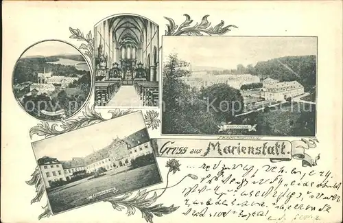 Marienstatt Westerwald Klosterfassade  Kat. Streithausen