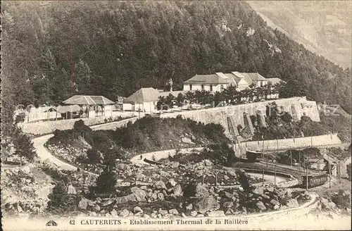 Cauterets Etablissement Thermal de la Raillere Kat. Cauterets