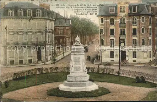 Reims Champagne Ardenne Denkmal Monument Kat. Reims