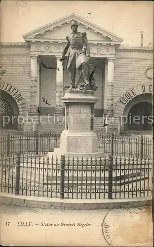 Lille Nord Statue du General Negrier Kat. Lille