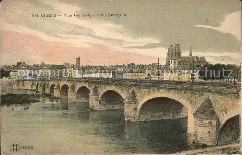 Orleans Loiret Vue Generale Pont George V / Orleans /Arrond. d Orleans