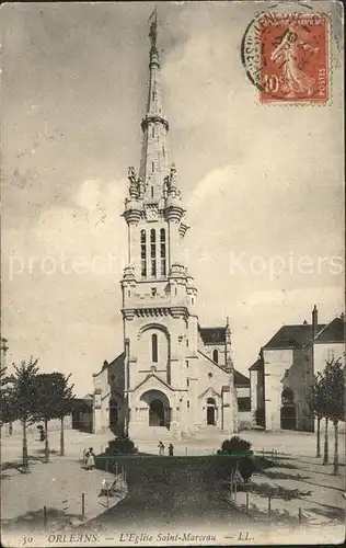 Orleans Loiret Eglise Saint-Marceau / Orleans /Arrond. d Orleans