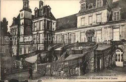 Fontainebleau Seine et Marne Palais Cheval Kat. Fontainebleau