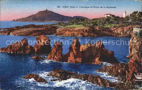 Agay Var Colonque et Phare de la Baumette Kat. Saint Raphael