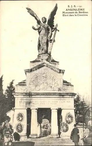 Angouleme Monument de Bardines Kat. Angouleme