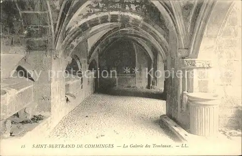 Saint Bertrand de Comminges La Galerie des Tombeaux Kat. Saint Bertrand de Comminges