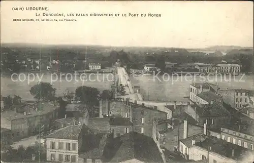 Libourne Dordogne Palus d Arveyres et le Port du Noyer Kat. Libourne