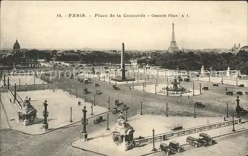 Paris Place de la Concorde  Kat. Paris