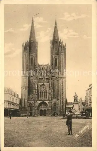 Coutances Cathedrale gothique Kat. Coutances