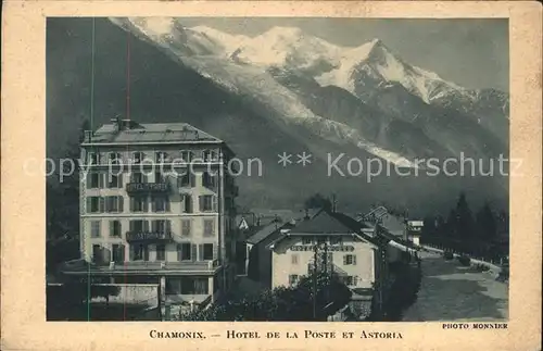 Chamonix Poste et Astoria Kat. Chamonix Mont Blanc