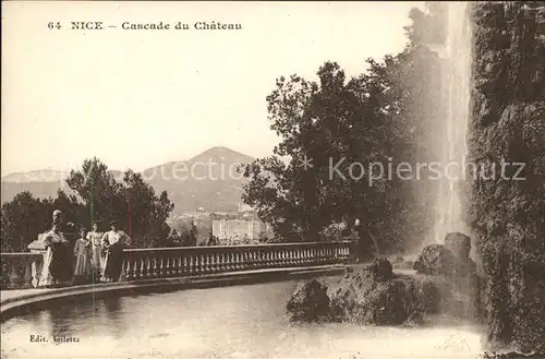 Nice Alpes Maritimes Cascade du Chateau Kat. Nice