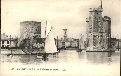 La Rochelle Charente Maritime Entree du Port Kat. La Rochelle