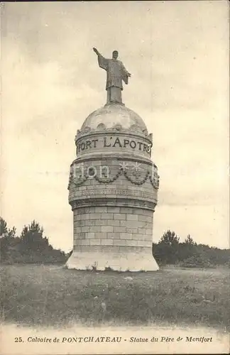 Pontchateau Statue du Pere Montfort Kat. Pontchateau