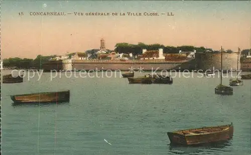 Concarneau Finistere Ville Close Vue Generale Kat. Concarneau