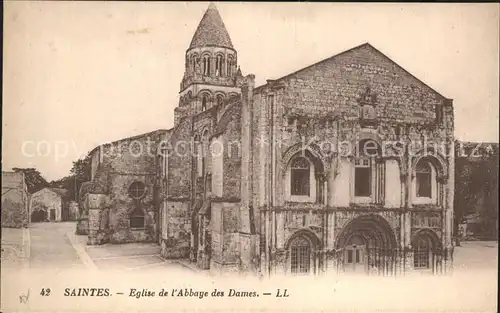 Saintes Charente Maritime Eglise Abbaye des Dames Kat. Saintes