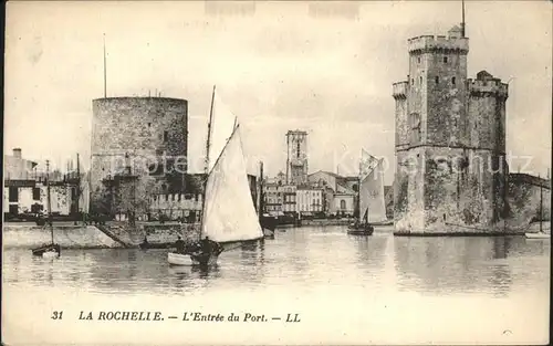 La Rochelle Charente Maritime Entree du Port Kat. La Rochelle