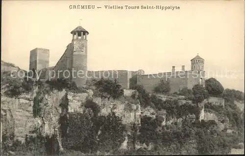 Cremieu Vielleis Tours Saint Hippolyte Kat. Cremieu