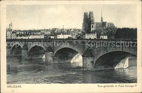 Orleans Loiret Vue generale Pont George / Orleans /Arrond. d Orleans