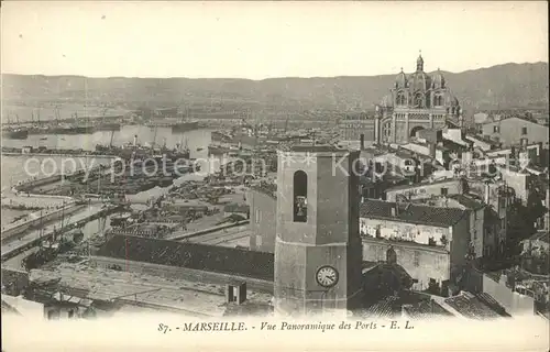 Marseilles les Aubigny Vue Panoramique des Ports Kat. Marseilles les Aubigny