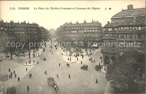 Paris Place du Theatre Francais Opera Kat. Paris