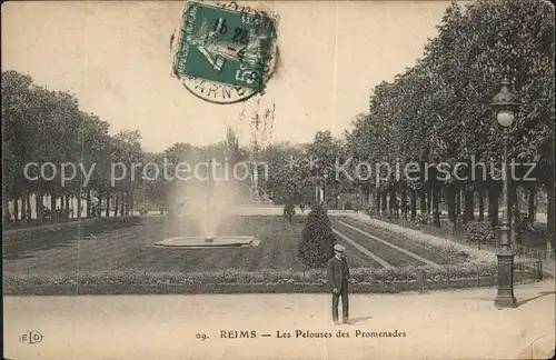 Reims Champagne Ardenne Springbrunnen Kat. Reims