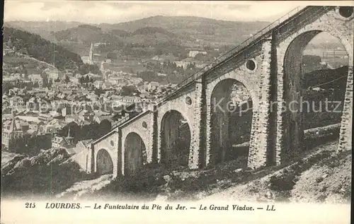 Lourdes Hautes Pyrenees Funiclaire du Pic du Jer Kat. Lourdes