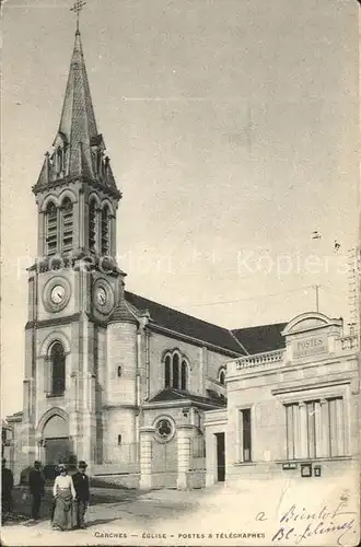 Garches Eglise Postes et Telegraphes Kat. Garches