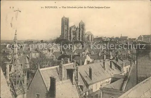 Bourges Vue Generale Palais Jacques C. Kat. Bourges