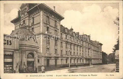 Bagnoles de l Orne Grand Hotel et Avenue Philippe du Rozier Kat. Bagnoles de l Orne