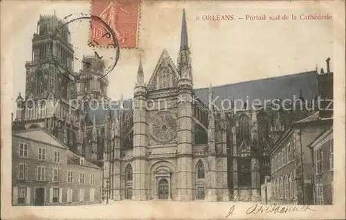 Orleans Loiret Portail sud de la Chatedrale / Orleans /Arrond. d Orleans