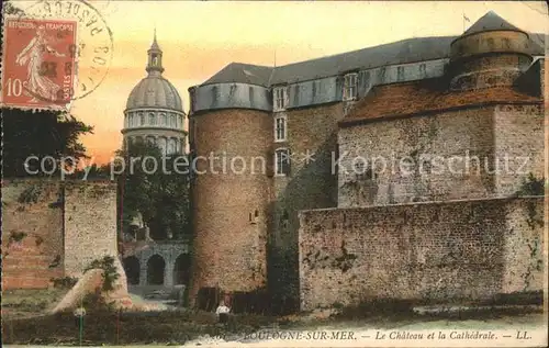 Boulogne Vendee sur Mer Chateau et la Cathedrale / Boulogne /Arrond. de La Roche-sur-Yon