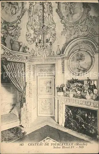 Tourlaville Chateau Salon Henri IV Kat. Tourlaville