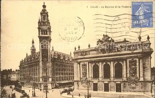 Lille Nord La Bourse et le Theatre Kat. Lille