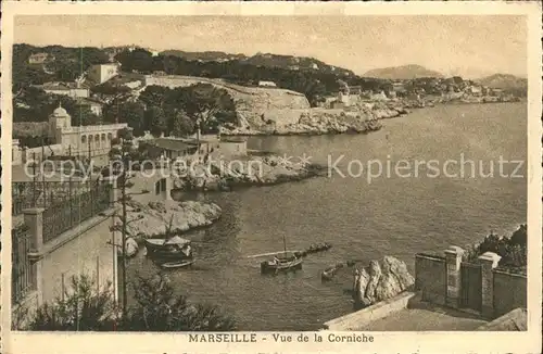 Marseille Vue de la Corniche Kat. Marseille