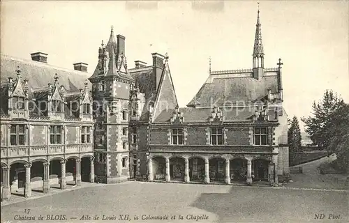 Blois Loir et Cher Chateau Kat. Blois