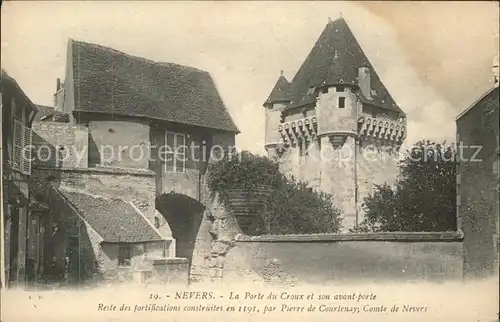 Nevers Nievre La Porte du Croux Kat. Nevers
