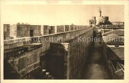 Aigues Mortes Gard Le mur d enceinte Kat. Aigues Mortes