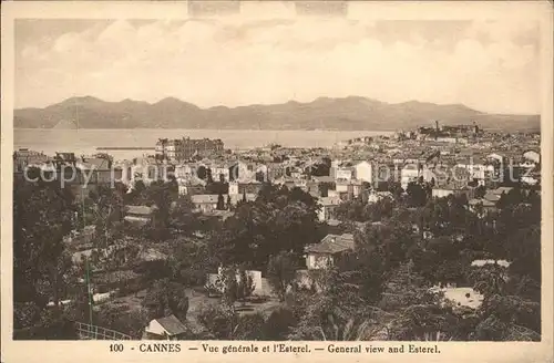 Cannes Alpes Maritimes Vue generale Esterel Kat. Cannes