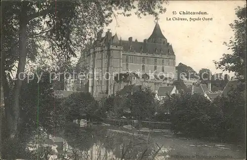 Chateaudun Le Chateau facade Kat. Chateaudun