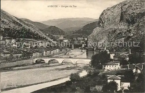 Anduze Gorges du Pas Kat. Anduze