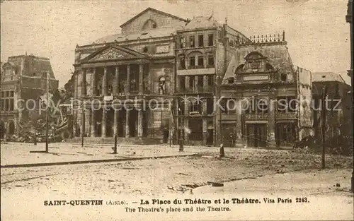 Saint Quentin La Place Theatre  Kat. Saint Quentin