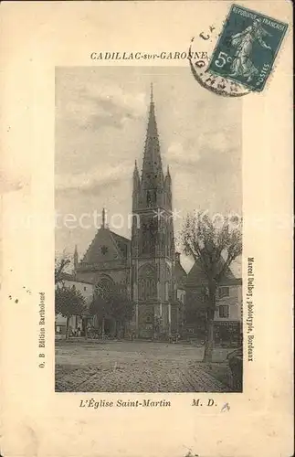 Cadillac sur Garonne Eglise Saint Martin Kat. Cadillac sur Garonne